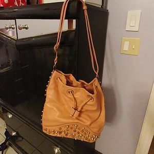 MMS CORAL handbag with studs EARLY NEW YEARS SALE